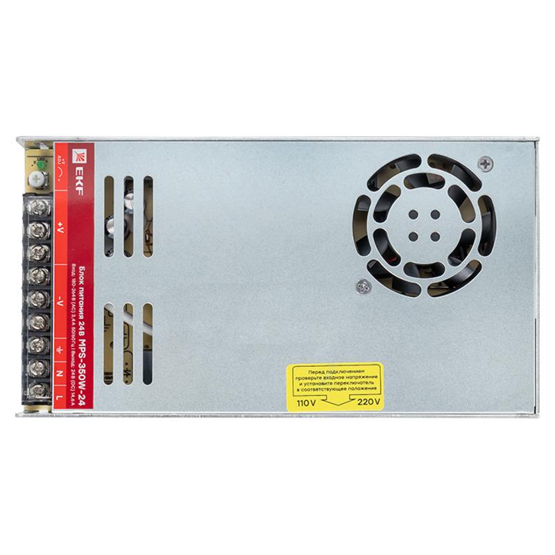 Блок питания 24В MPS-350W-24 EKF Proxima |  mps-350w-24 |  EKF — миниатюра 2
