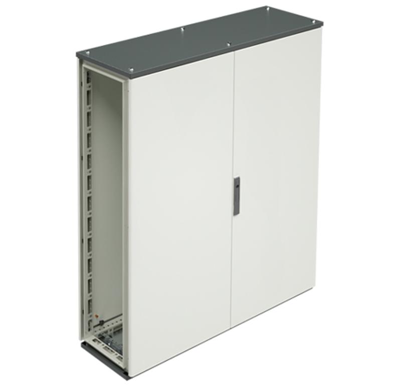 Шкаф напольный CQE собранный с дверью и задней панелью ВхШхГ 1400x800x400 мм | R5CQE1484A | DKC - (ротация на CQE N) — миниатюра 2