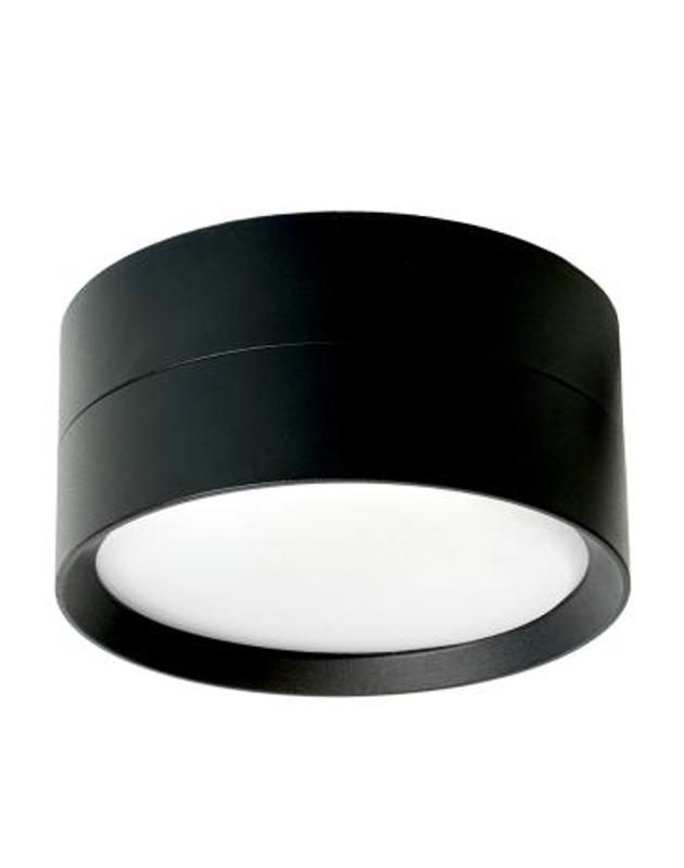 Светильник потолочный 12W, 230V, GX53, черный, HL357 | 48739 | FERON — Feron