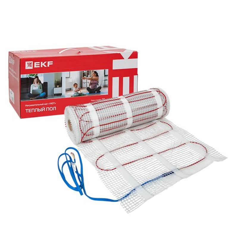 Теплый пол (мат нагревательный) "Уют" 10 кв.м. 1500 Вт PROxima | nm2-1500-10 | EKF — миниатюра 1