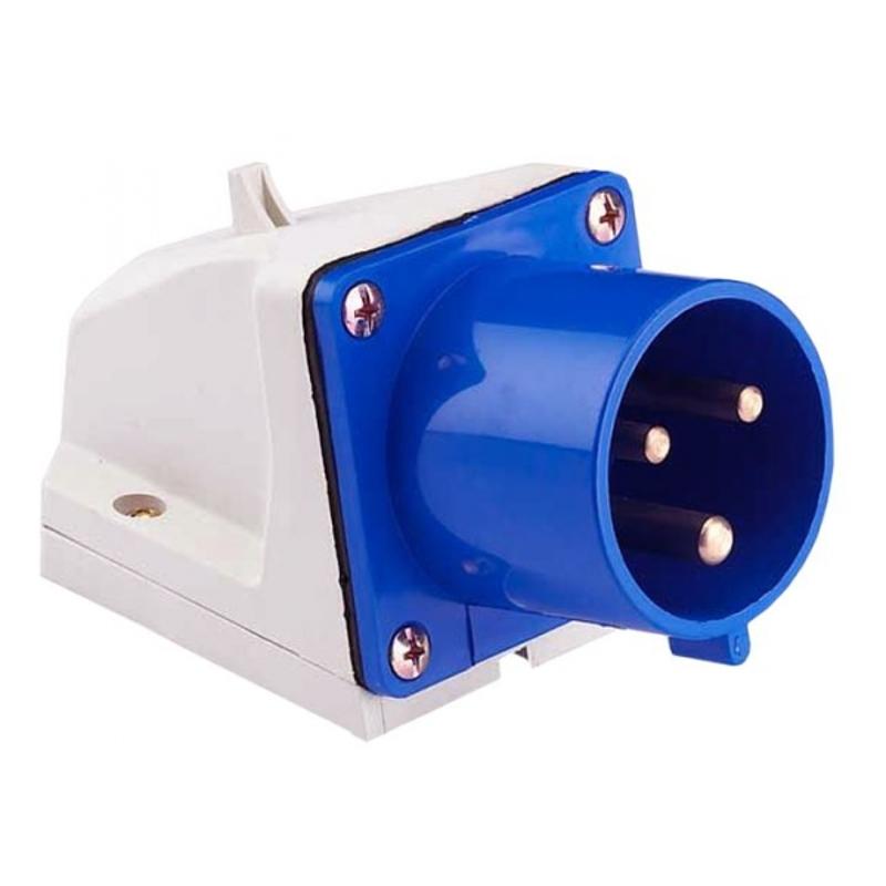 Вилка стационарная 513 2Р+РЕ 16А 220В IP44 EKF PROxima | ps-513-16-220 | EKF — EKF
