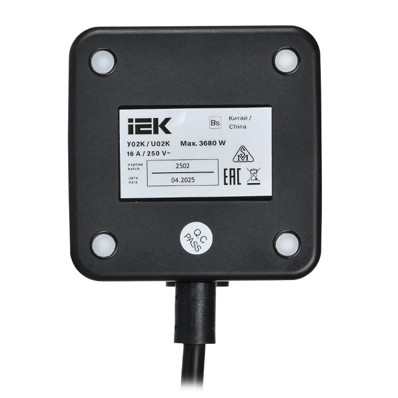 DOMINIC Удлинитель Qi10Вт У02К 1,3м 3х1мм2 USB A+C чер | DN-YP31-16-02-01-ZKU-K02 | IEK — миниатюра 5
