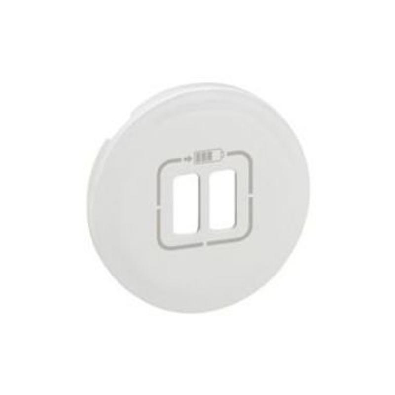 Celiane Белый Накладка Розетки USB 2-ой — миниатюра 2