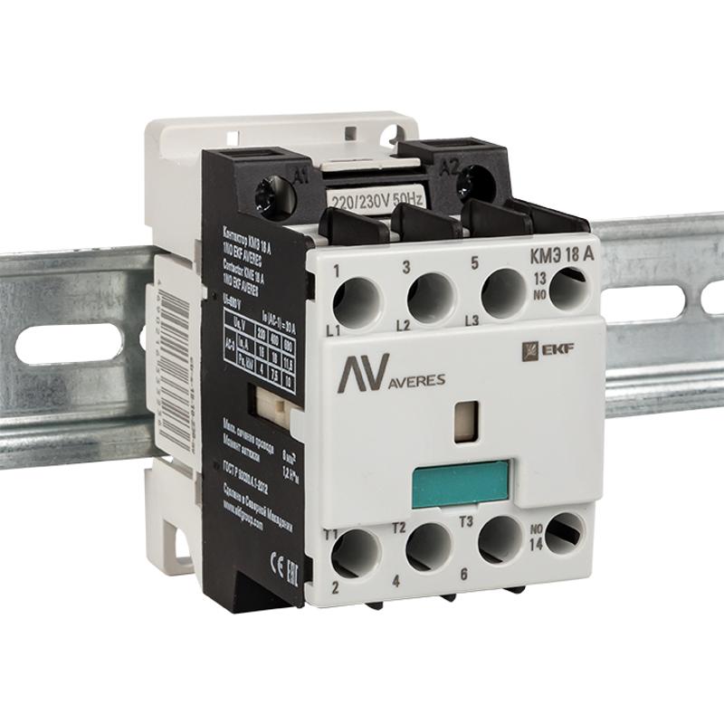 Контактор КМЭ 18А 1NO 400В АС EKF AVERES | ctr-s-18-10-400-av | EKF — миниатюра 5