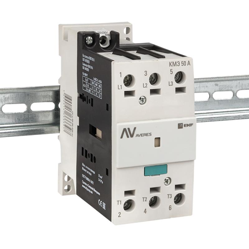 Контактор КМЭ 50А 400В АС EKF AVERES | ctr-s-50-00-400-av | EKF — миниатюра 3