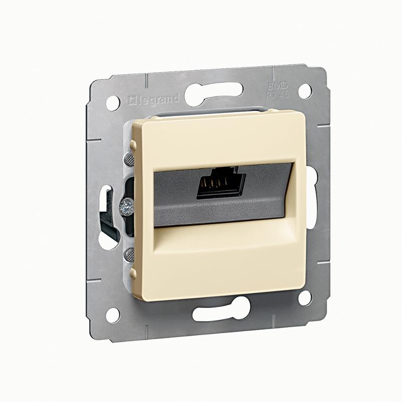 Cariva DIY Розетка RJ45 UTP с захватами | 695924 | Legrand — Legrand