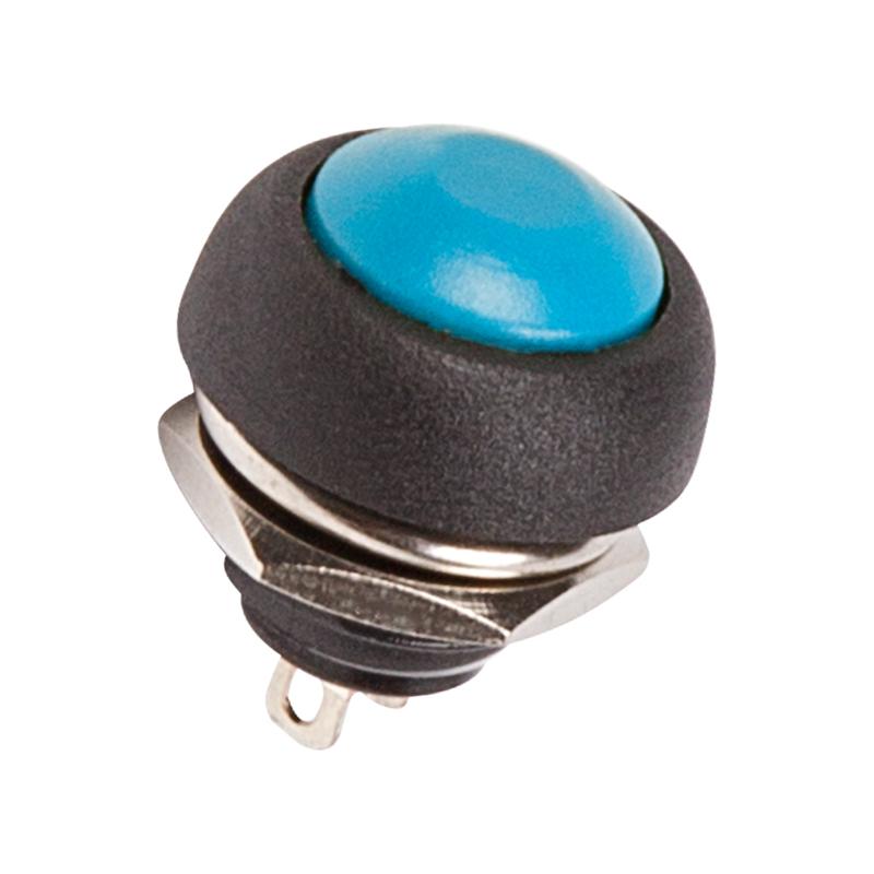 Выключатель-кнопка 250V 1А (2с) OFF-(ON) Б/Фикс синяя Micro | 36-3051 | REXANT — фото 1 | Sento