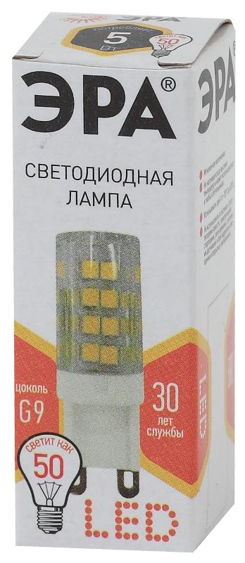 Лампа светодиодная LED 5Вт G9 220В 2700К smd JCD капсульная | Б0027863 | ЭРА — миниатюра 4