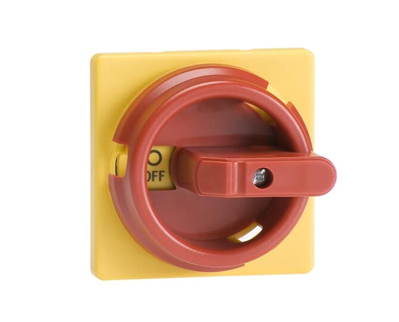 Рукоятка красная IP65 для ON, OL40, OL63, OL80 крепление винтовое OZ331RRY | 1SCA100678R1001 | ABB — ABB