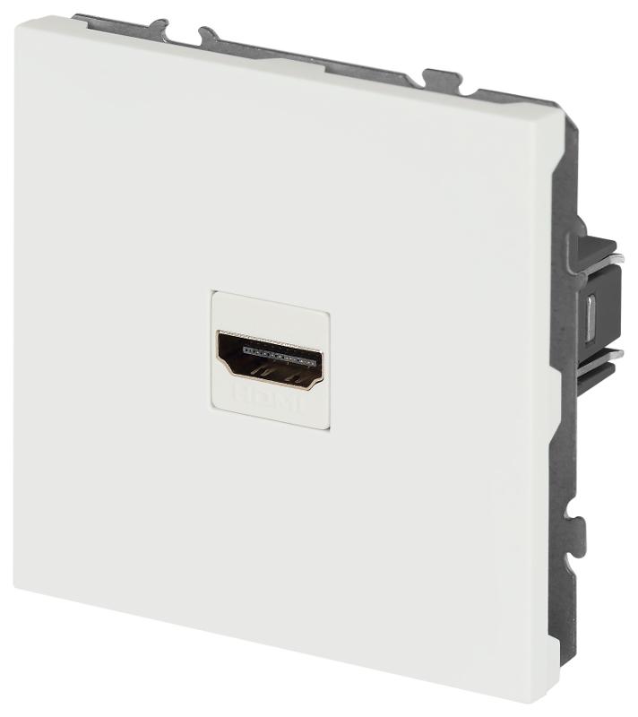 Розетка Galaxy 15-3114-08 HDMI IP20 белый матовый | Б0070801 | ЭРА — миниатюра 3