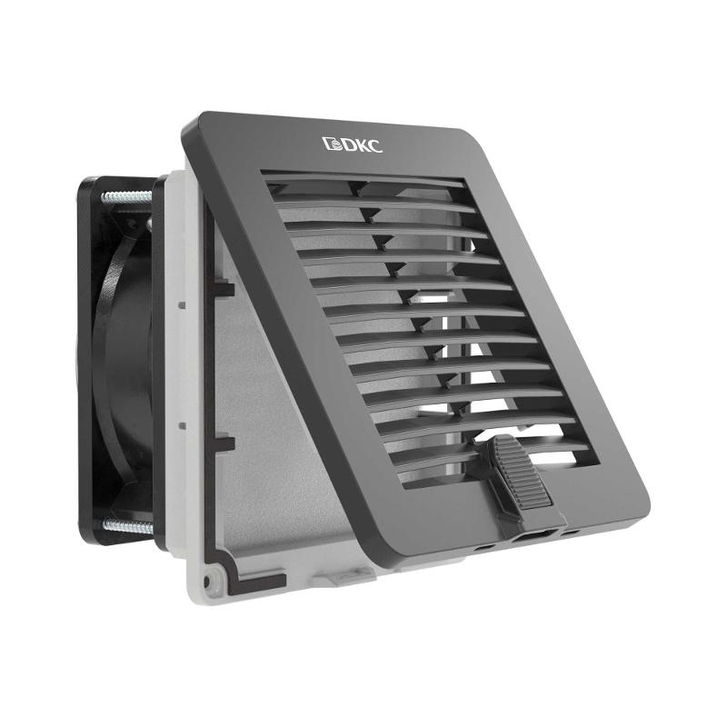 Вентилятор с фильтром RV 40 м3/ч, 24 В DC, 112x112 мм, IP54, RAL9005 | R5RV08024B | DKC — миниатюра 3
