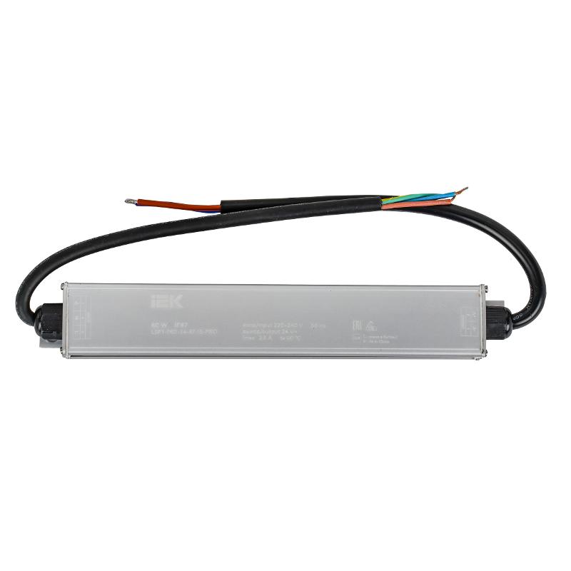 Драйвер LED ИПСН-PRO 60Вт 24В блок - шнуры IP67  | LSP1-060-24-67-15-PRO | ИЭК — миниатюра 3