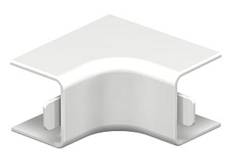 Крышка внутреннего угла кабельного канала WDK 20x20 мм (ПВХ,светло-серый) (WDK HI20020LGR) | 6182011 | OBO Bettermann — миниатюра 2