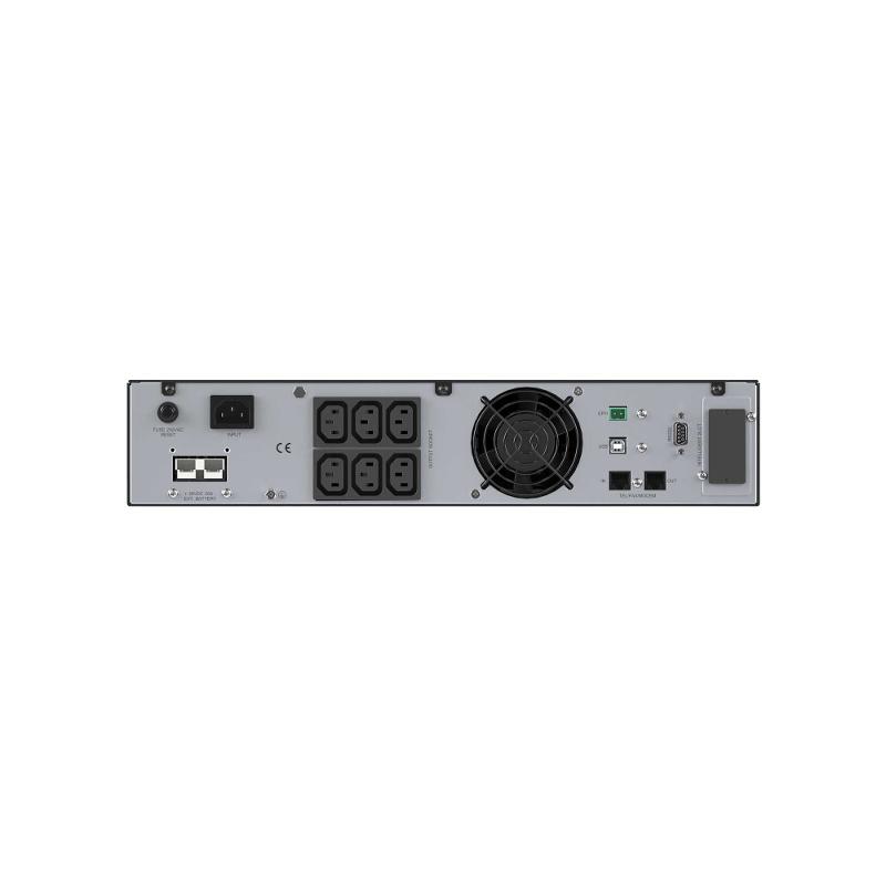 Онлайн ИБП Small Rackmount, 1 кВА, без АКБ, IEC C13 (6) | SMALLR1A0PI | DKC — миниатюра 4