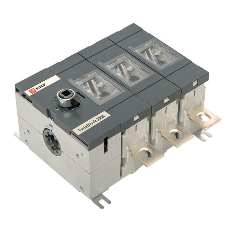 Рубильник 200A 3P без рукоятки управления TwinBlock | tb-s-200-3p | EKF — миниатюра 10