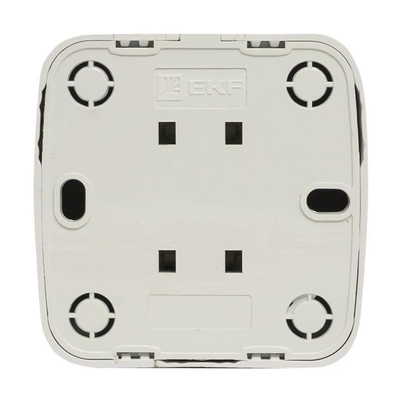 Минск Розетка RJ-45 1-местная, ОП  1А, 120В, белая EKF Basic | EGK01-035-10 | EKF — миниатюра 10