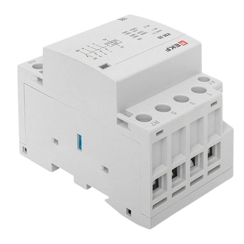 Контактор модульный КМ 20А 3NО+NC (3 мод.) EKF PROxima | km-3-20-31 | EKF — миниатюра 32