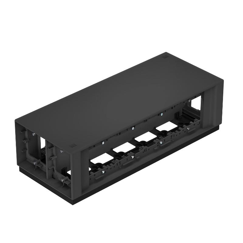Напольный бокс Telitank 375x154x109 мм (полиамид,черный) (T12L 00C 9011) | 7408100 | OBO Bettermann — OBO Bettermann