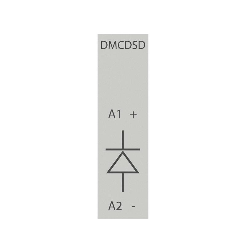 Ограничитель перенапряжений для миниконтакторов DMC и реле DCR с диодом 12-600VDC | DMCDSD600 | DKC — миниатюра 2