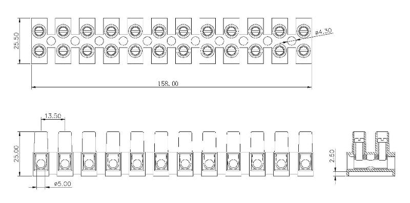 Клемма винтовая белая 10,0 мм² | 2056372 | OBO Bettermann — миниатюра 3