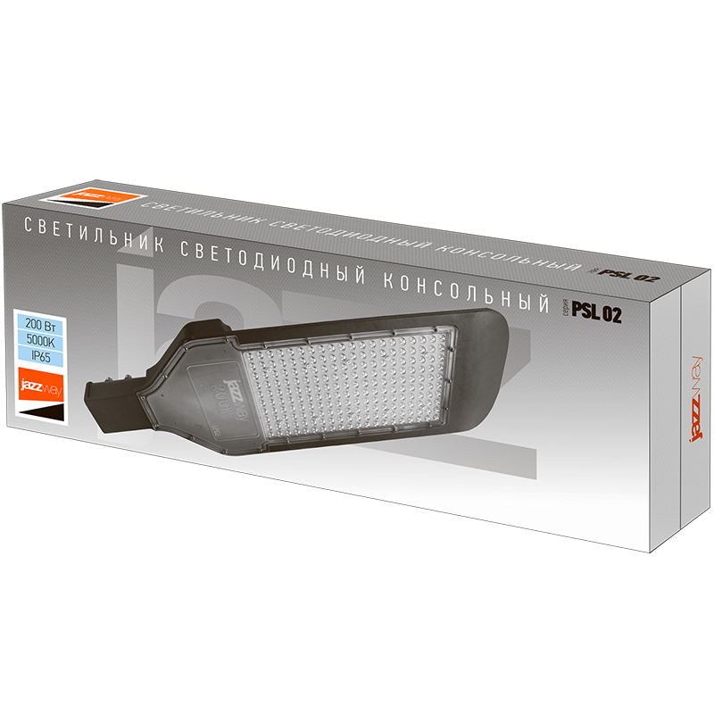 Светильник светодиодный консольный уличный ДКУ PSL 02 200w 5000K IP65 GR AC85-265V (3г.гар) | .5016286 | Jazzway — миниатюра 5