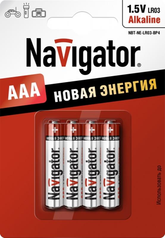 Элемент питания NBT-NE-LR03-BP4 | 94751 | Navigator — миниатюра 2