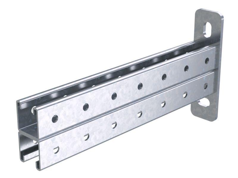 Консоль двойная, 41х41мм, L600мм, INOX 304 | IBBD4160C | DKC — DKC (ДКС)