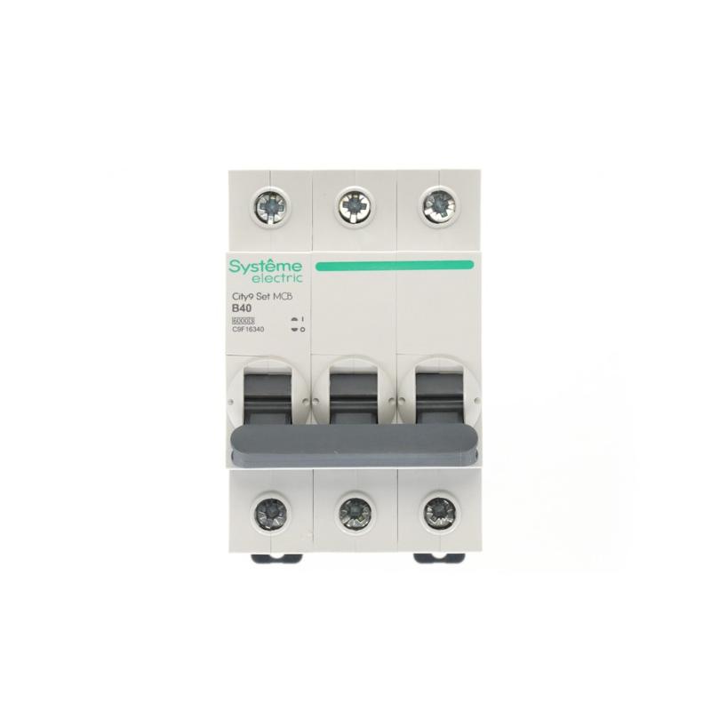 Выключатель автоматический трёхполюсный 40A B 6kA City9 | C9F16340 |Systeme Electric — миниатюра 3