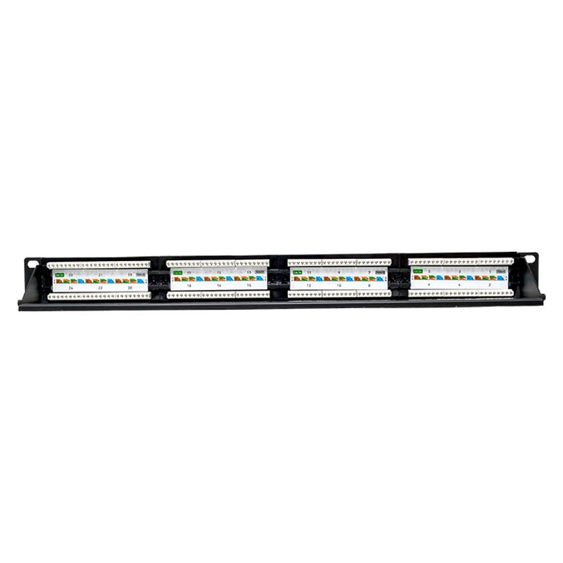 Патч-панель TERACOM 19'' Cat.5E 1U неэкранирован UTP 24 порта RJ-45 110 IDC с органайзером | TRC-PPNL-5EUTP-C1U24 | EKF — миниатюра 4