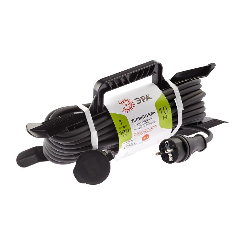 UFx-1e-3x1,5-10m-IP44(KG) Удлинитель силовой на рамке c/з 1 гн 10м КГ 3х1.5 (7/168) | Б0050867 | ЭРА — миниатюра 1