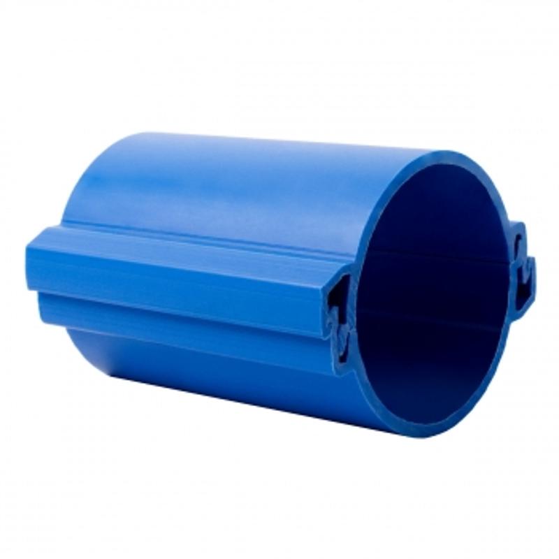 Труба гладкая разборная ПНД 110 мм (450Н), синяя PROxima | tr-hdpe-110-450-blue | EKF — EKF