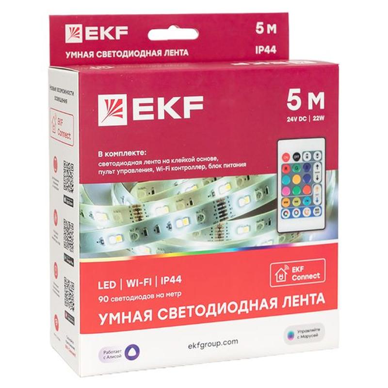 Умная светодиодная лента EKF Connect RGBW 5m | slswf-5-rgbw | EKF — миниатюра 24