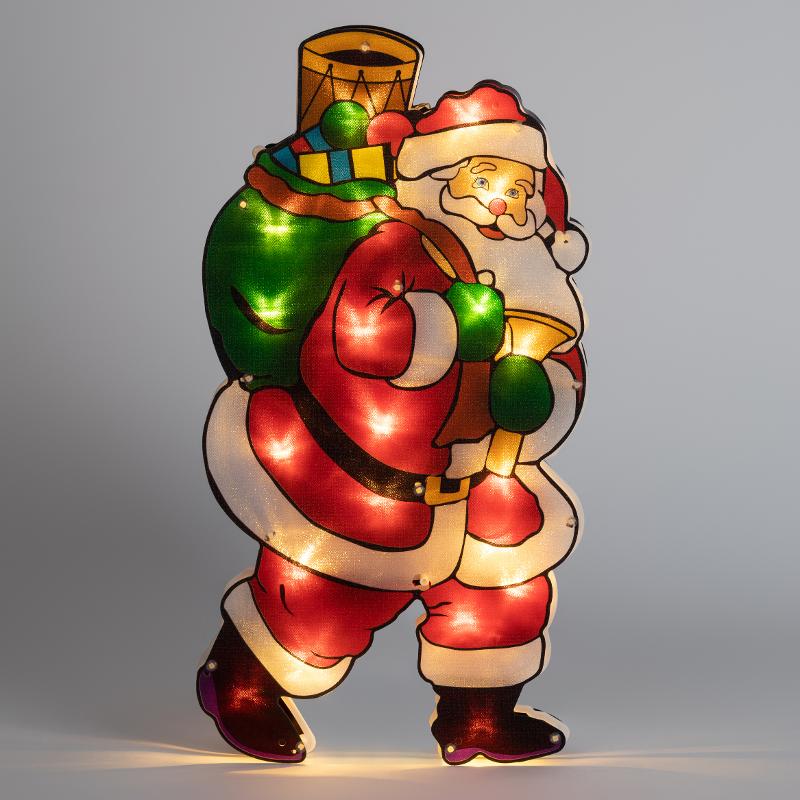 Светодиодная новогодняя фигура Дед Мороз 2 ENGDS-16, 24*45см, 20 LED, 3*AAA, IP20 | Б0056007 | ЭРА — миниатюра 4