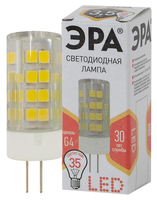 Лампа светодиодная LED 3,5Вт G4 220В 2700К smd JC капсульная | Б0027855 | ЭРА — ЭРА (Энергия света)