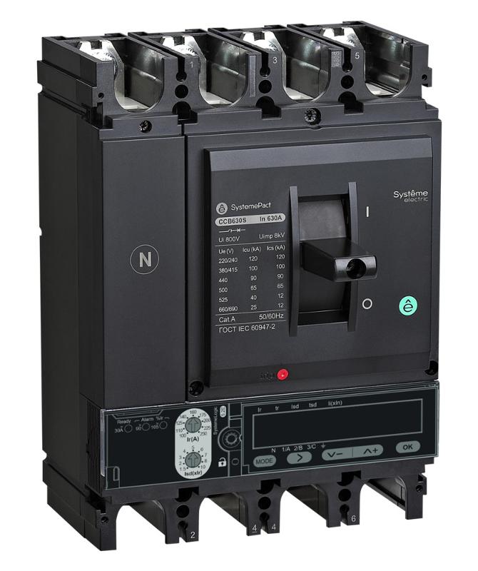 АВТ.ВЫКЛ SYSTEMEPACT CCB630 36KA 4P4D S5.3E 630A | SPC630F63053E4DFC | SE — фото 1 | Sento
