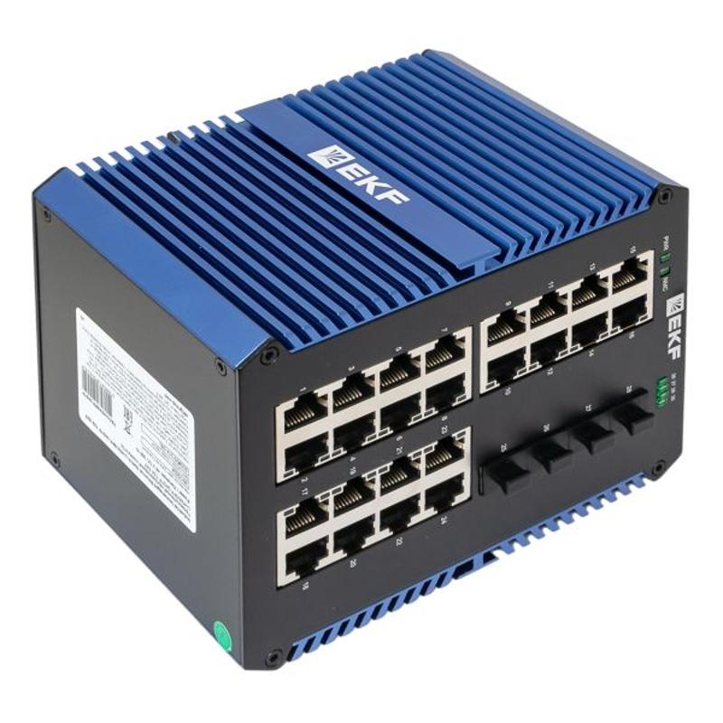 Промышленный неуправляемый коммутатор U-4GX/SFP-24GTP, 4 порта 1000Base-X SFP, 24 порта 10/100/1000Base-T(X) RJ45 c PoE, монтаж на динрейку TSX |TSX-U — миниатюра 21