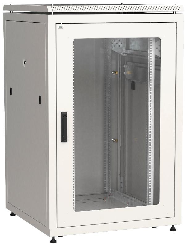 LINEA N 24U 800х800мм стекл. пер. дв. задн. металл. сер. | LN35-24U88-GM | ITK — ITK