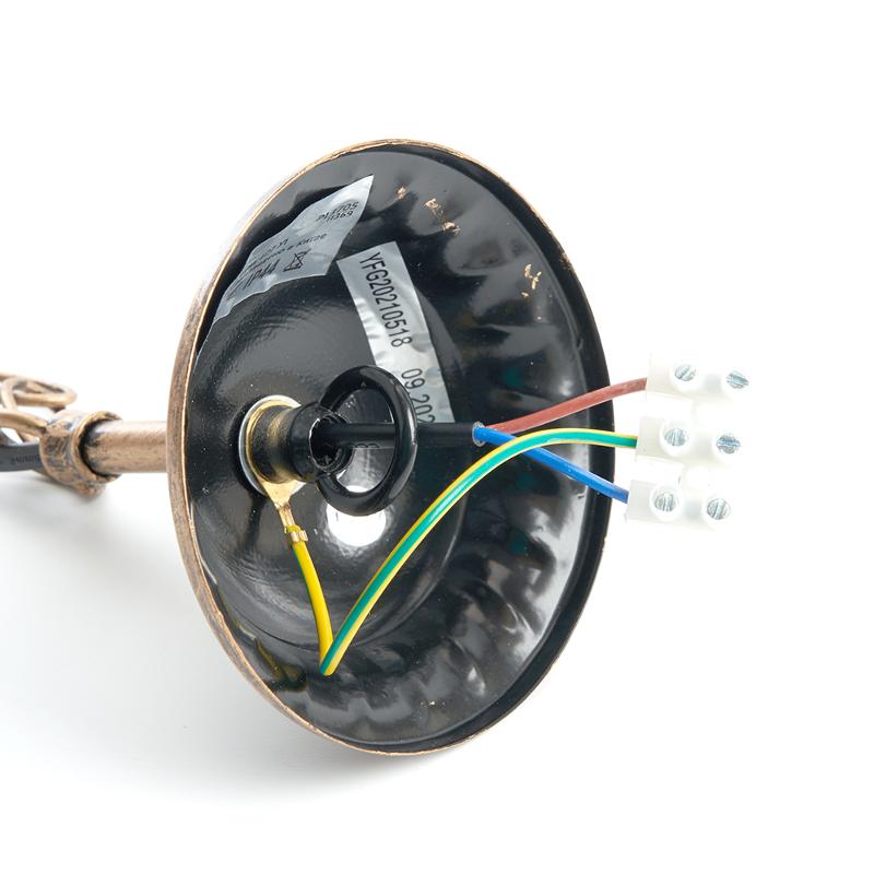 Светильник садово-парковый PL3705 60W 230V E27 180*180*790мм черное золото (на цепочке) | 11369 | FERON — миниатюра 3