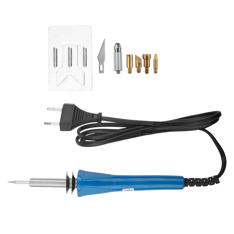 Набор паяльник-выжигатель (6 насадок) 220 V/30 Вт | 12-0183 | REXANT — REXANT