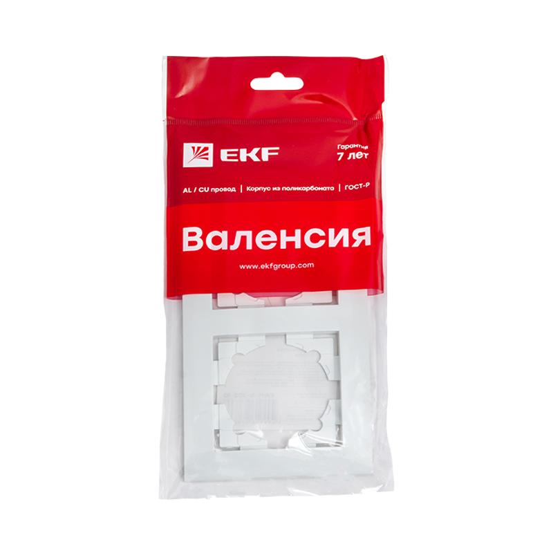 Валенсия рамка 2-местная белая EKF PROxima |  EWM-G-302-10 |  EKF — миниатюра 2