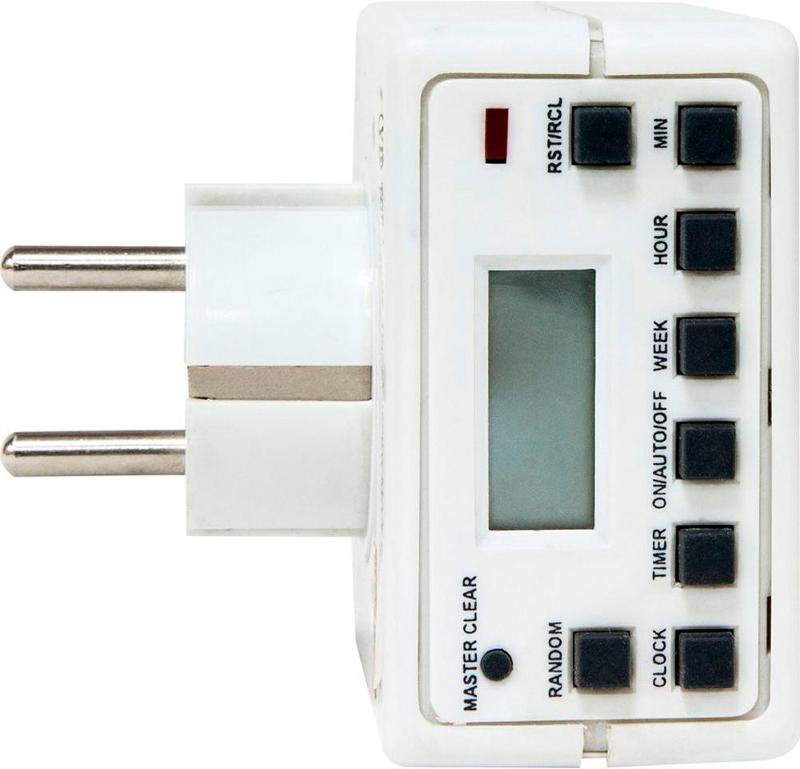 TM21 3500W/16A 230V розетка с таймером (недельная) | 23215 | FERON — миниатюра 2
