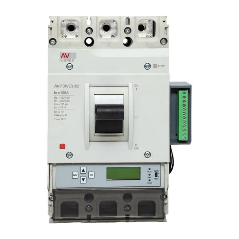 Выключатель автоматический AV POWER-3/3 400А 100kA ETU6.2 AVERES | mccb-33-400H-6.2-av | EKF — миниатюра 7