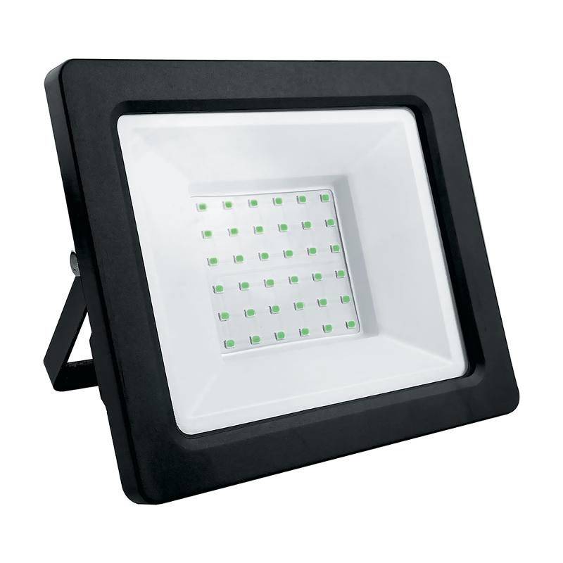 Прожектор светодиодный LL-905 2835 SMD 50W зеленый AC220V/50Hz IP65, черный в компактном корпусе, 205*161*40 мм | 32212 | FERON — фото 1 | Sento