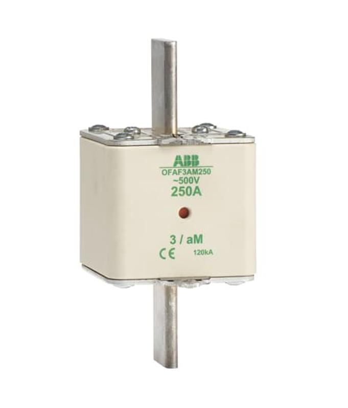 Предохранитель OFAF3aM250 250A тип аМ размер3, до 500В | 1SCA022697R9780 | ABB — ABB