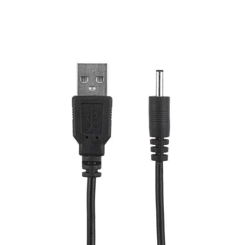 Кабель USB штекер - DC разъем питание 1,4х3,4 мм, спираль 1,5 метра REXANT |18-0235 | REXANT — REXANT