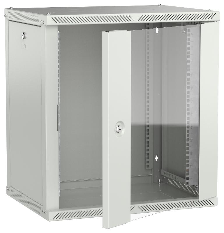 ITK LINEA W Шкаф 12U 600х450мм дверь стекло серый 2.0| LWR3-12U64-GF-2| ITK — ITK
