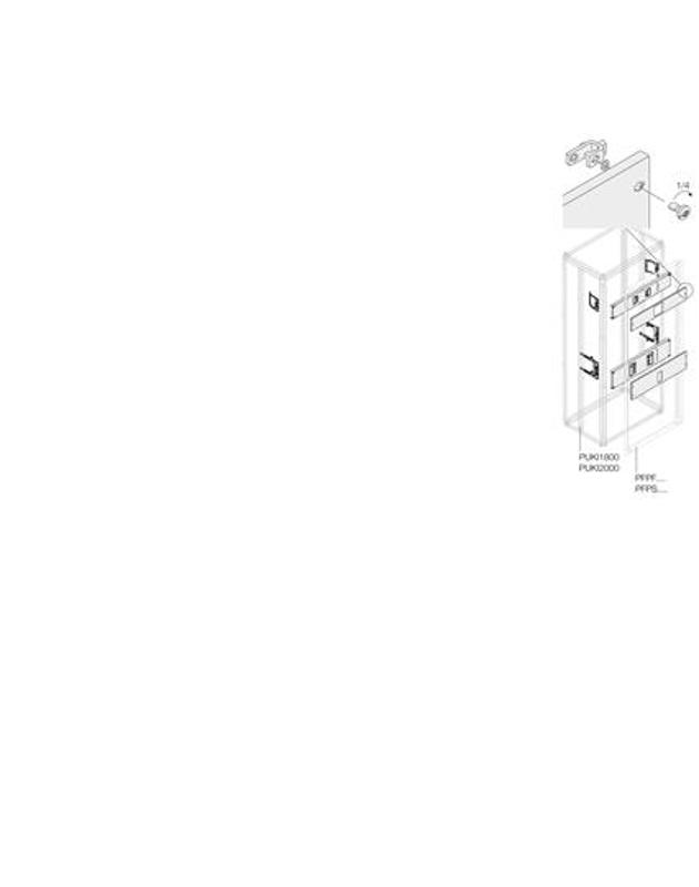 Комплект гориз. уст. XT3 3P FIX W=600мм|1STQ007802A0000 | ABB — ABB