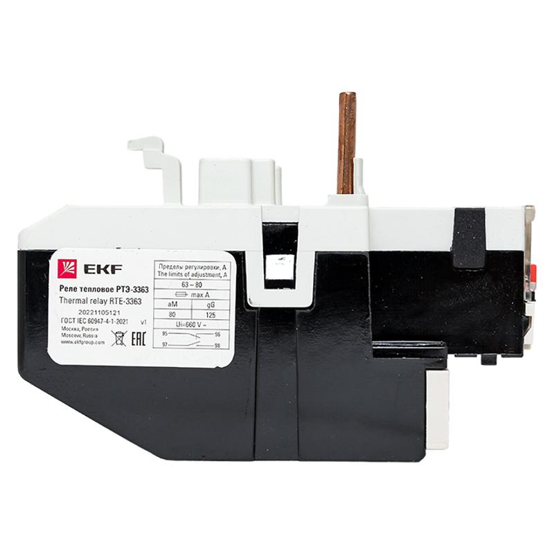 Реле тепловое РТЭ-3363 63-80А EKF PROxima | rel-3363-63-80 | EKF — миниатюра 17