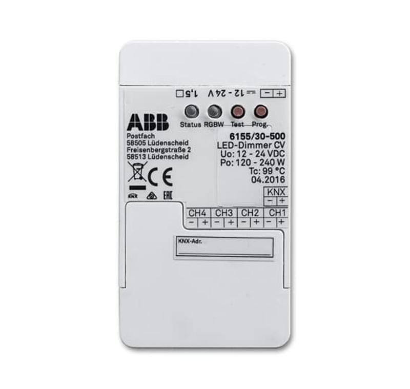 6155/30-500 KNX LED-диммер, 4-канальный, без блока питания|2CKA006151A0254| ABB — ABB