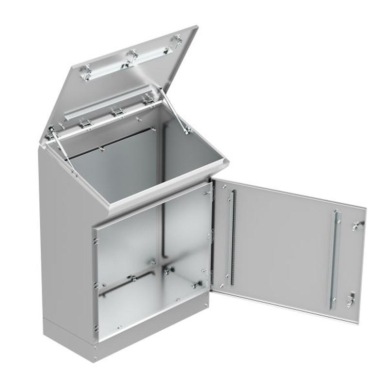 Пульт управления напольный "Inox" AISI304 TP8 IP55 (960х800х400)|mb-inox-96-80-40|EKF — миниатюра 6